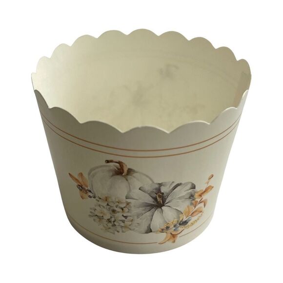 50 Count Fall “Give Thanks” Harvest Thanksgiving Cupcake Liners New in Box - Picture 7 of 10